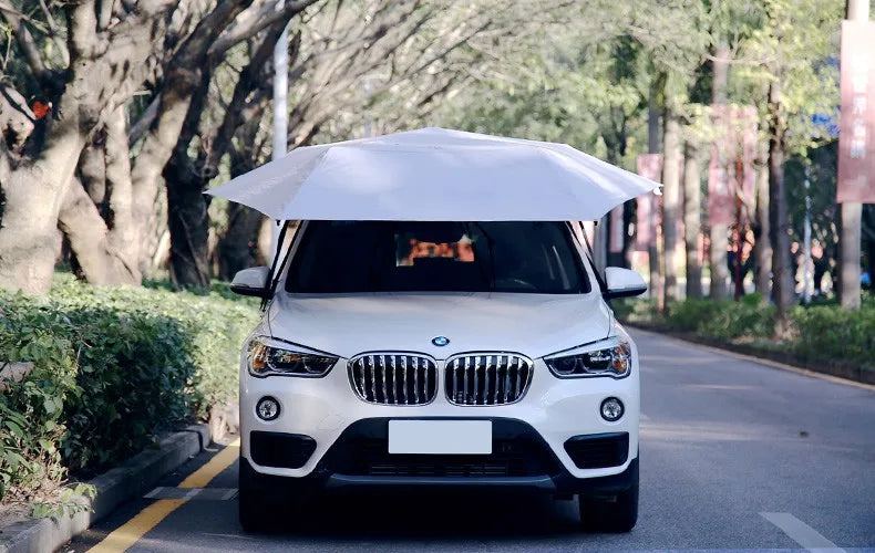 4.2m 4.8m Car Roof Shade Cover Automatic Car Umbrellas with Remote Control