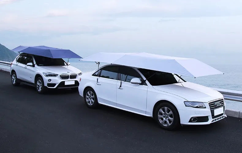 4.2m 4.8m Car Roof Shade Cover Automatic Car Umbrellas with Remote Control
